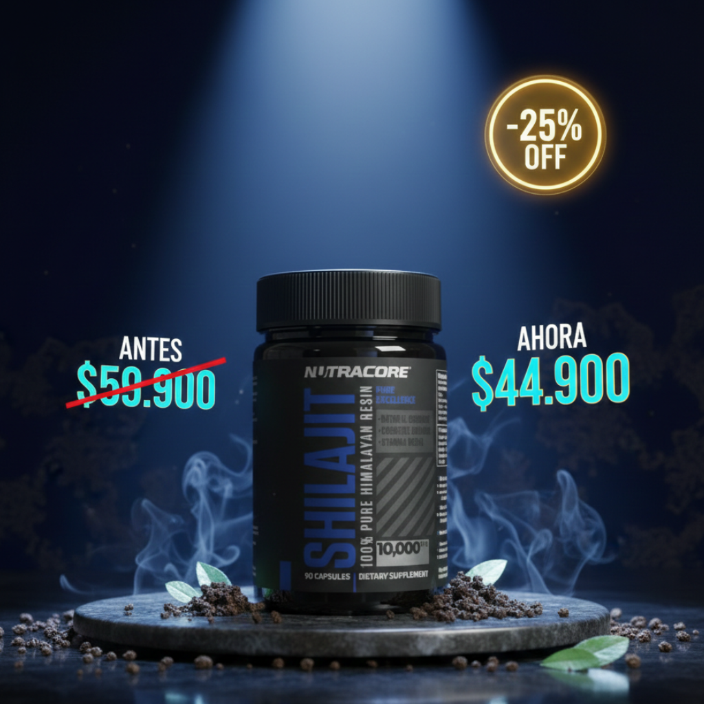 Shilajit Puro 120 cápsulas