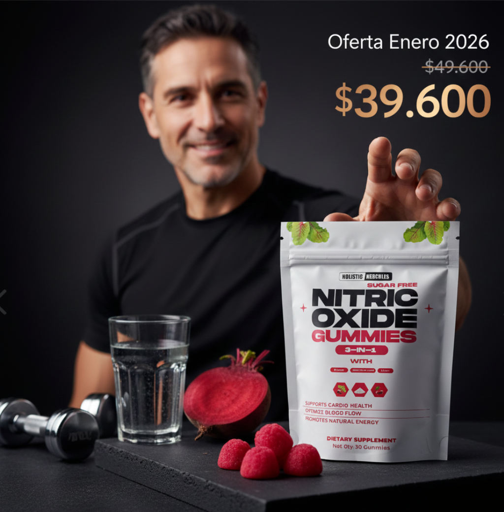 Óxido Nítrico en Gomitas - Mejor Circulación y Salud Cardiovascular