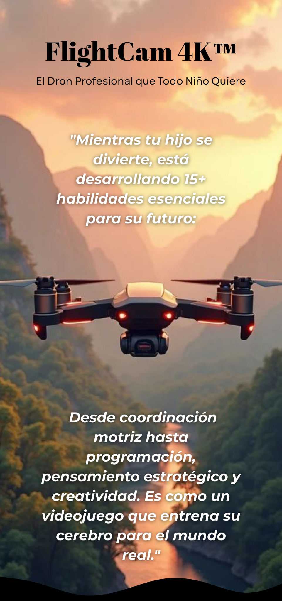 FlightCam 4K™ - El regalo que todo niño desea
